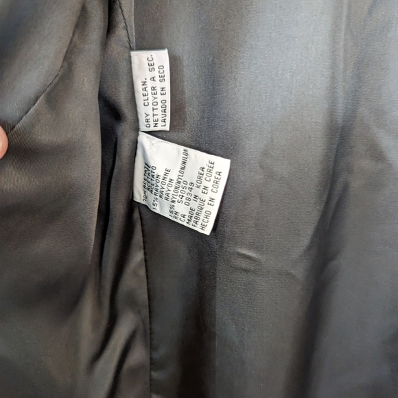 Vintage Green Velvet Single Button V-neck Blazer - Picture 12 of 12